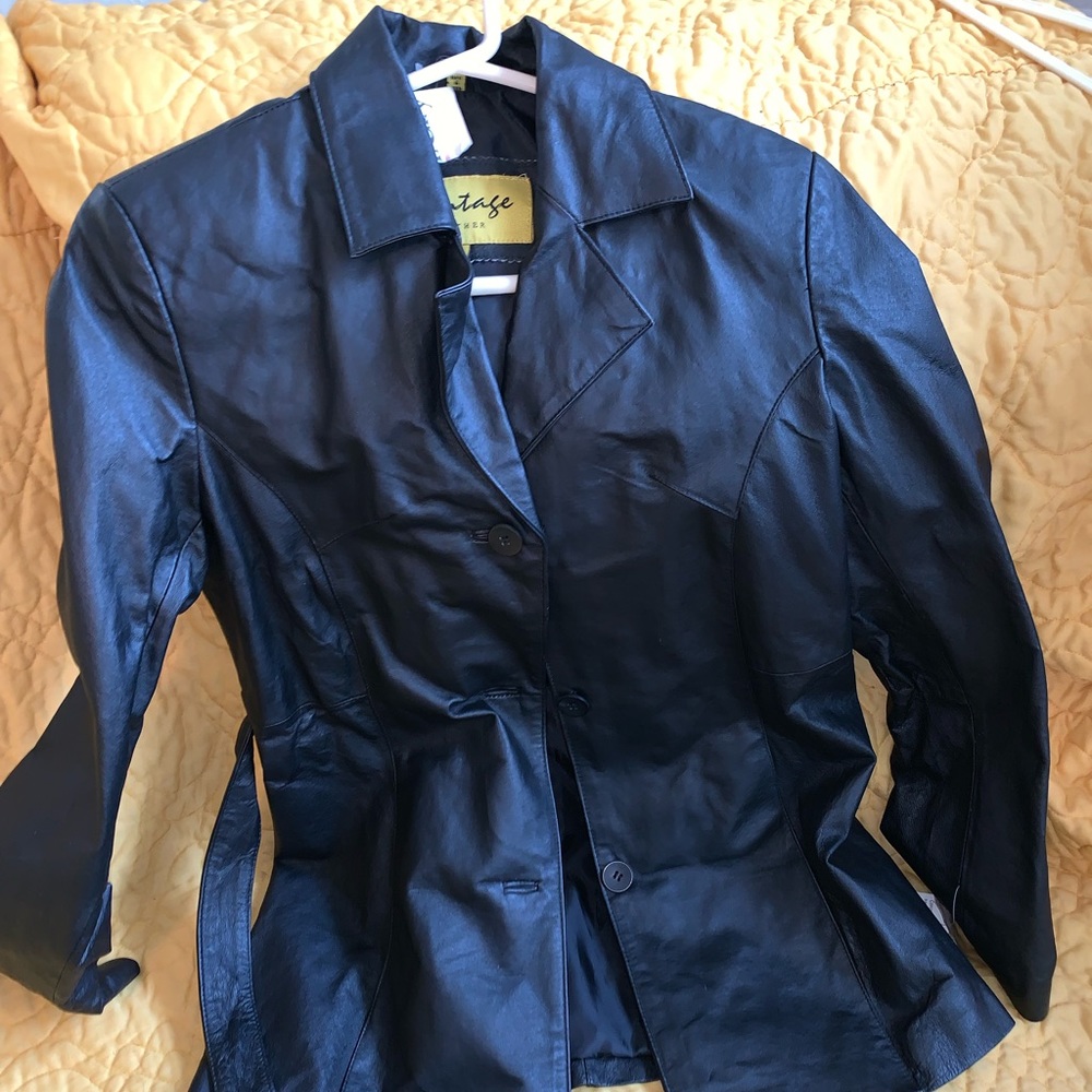 Vintage Leather jacket Women’s size Large